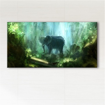 Painting - Jungle - print on canvas