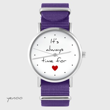 Watch yenoo - It`s always time for love - purple, nylon