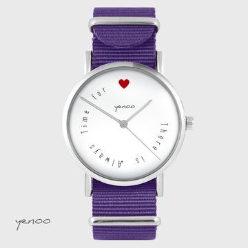 Yenoo watch - There is ... - purple, nylon
