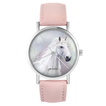 Zegarek yenoo - Biały koń -...