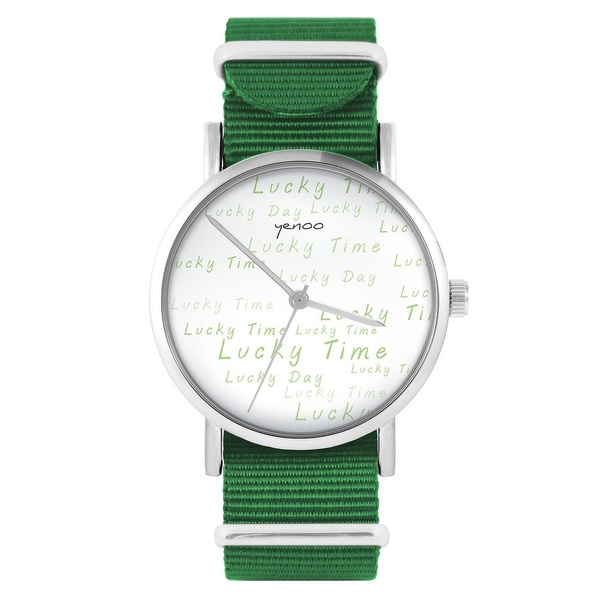 Yenoo watch - Lucky day - green, nylon