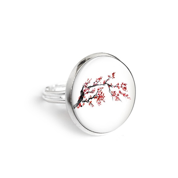 Yenoo ring 18mm - Cherry blossom