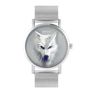 Zegarek yenoo - Biały wilk...