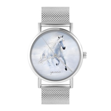 Watch - Running White horse...