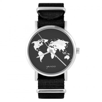 Zegarek - Mapa świata -...