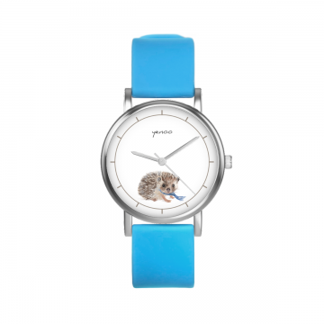 Zegarek yenoo - Jeżyk - niebieski, silikonowy
