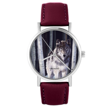 Yenoo watch - Gray wolf -...