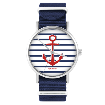 Yenoo watch - Anchor - navy...
