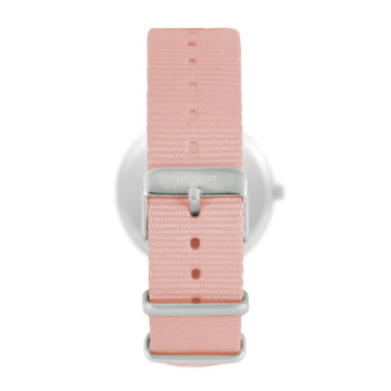 Watch strap - nylon, mistyrose
