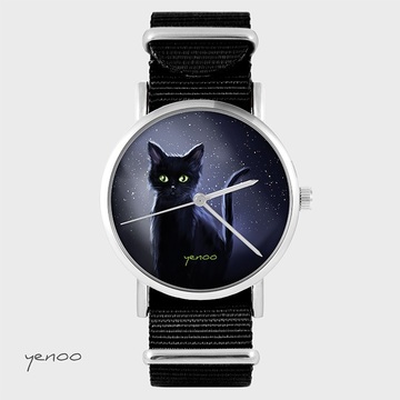 Watch - Night cat, Black,...