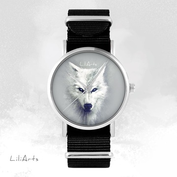 Zegarek -  Biały wilk -...