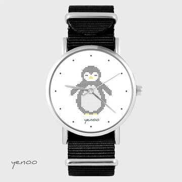 Watch - Penguin knitted -...