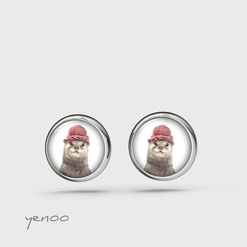 Earrings with graphics,...