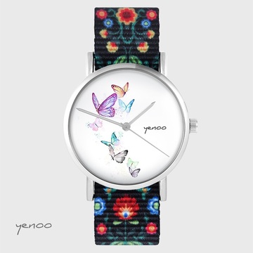 Yenoo watch - Butterflies -...