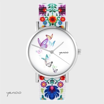 Zegarek yenoo - Motyle -...